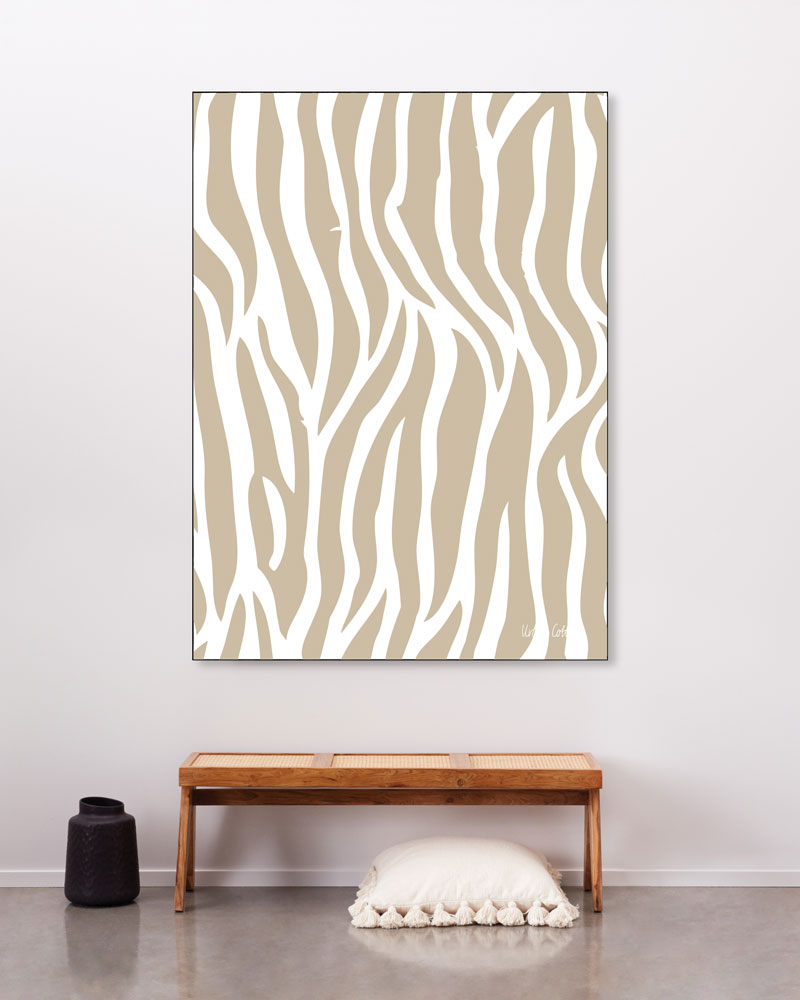 Wandkleed Savanna Beige - zelf samenstellen