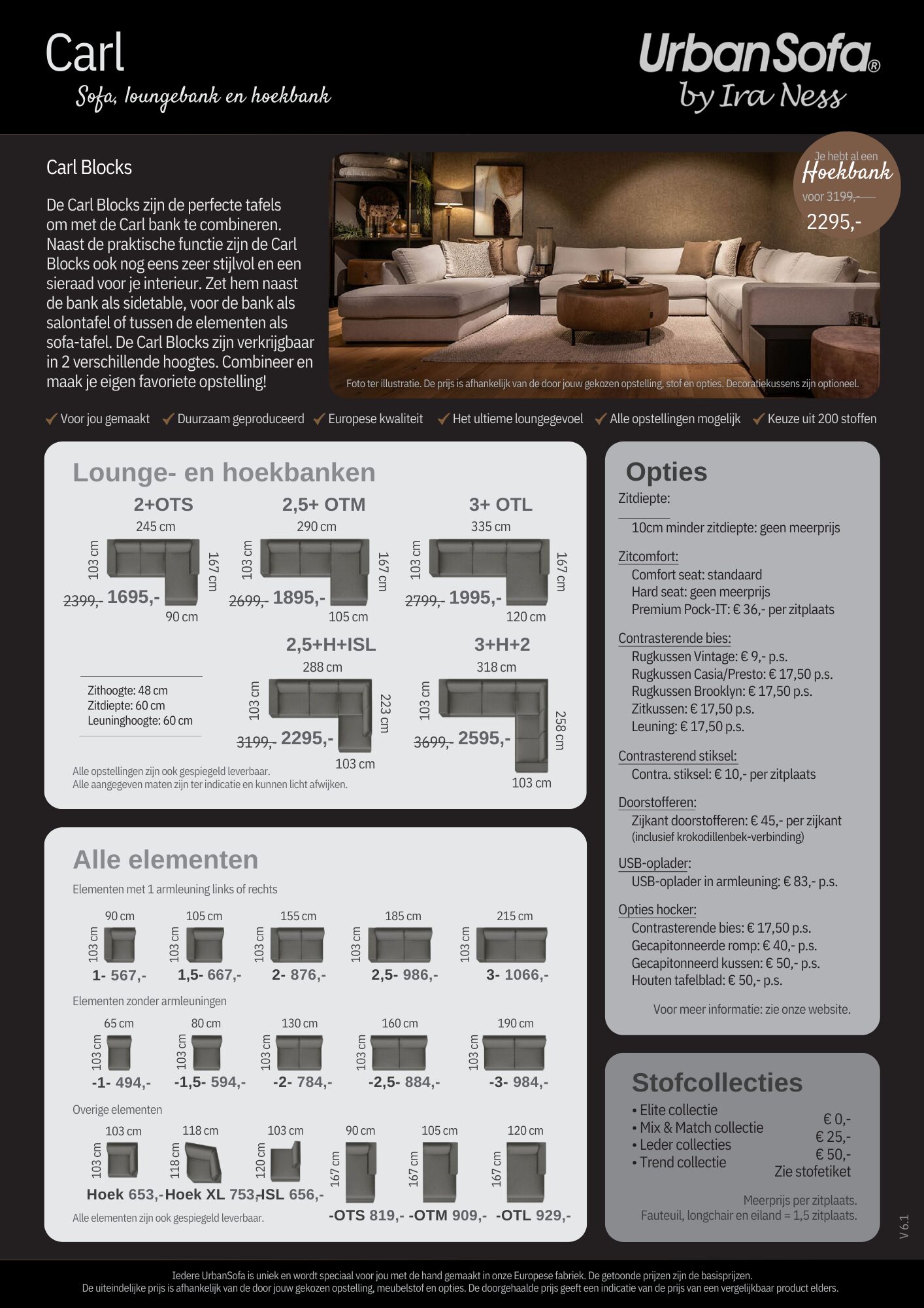 Modulaire Bank Carl - zelf samenstellen - Afbeelding 3