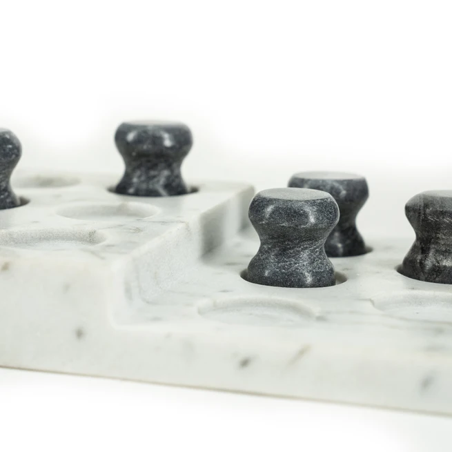 Ornament Tic Tac Toe Marmer - Afbeelding 3