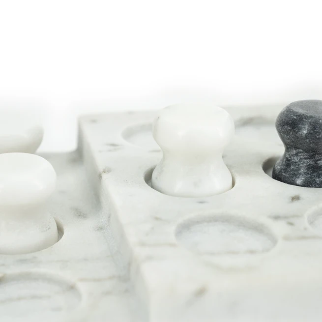 Ornament Tic Tac Toe Marmer - Afbeelding 2