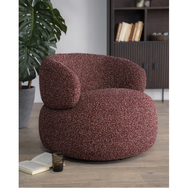 Draaibare Fauteuil Maeve - Rood