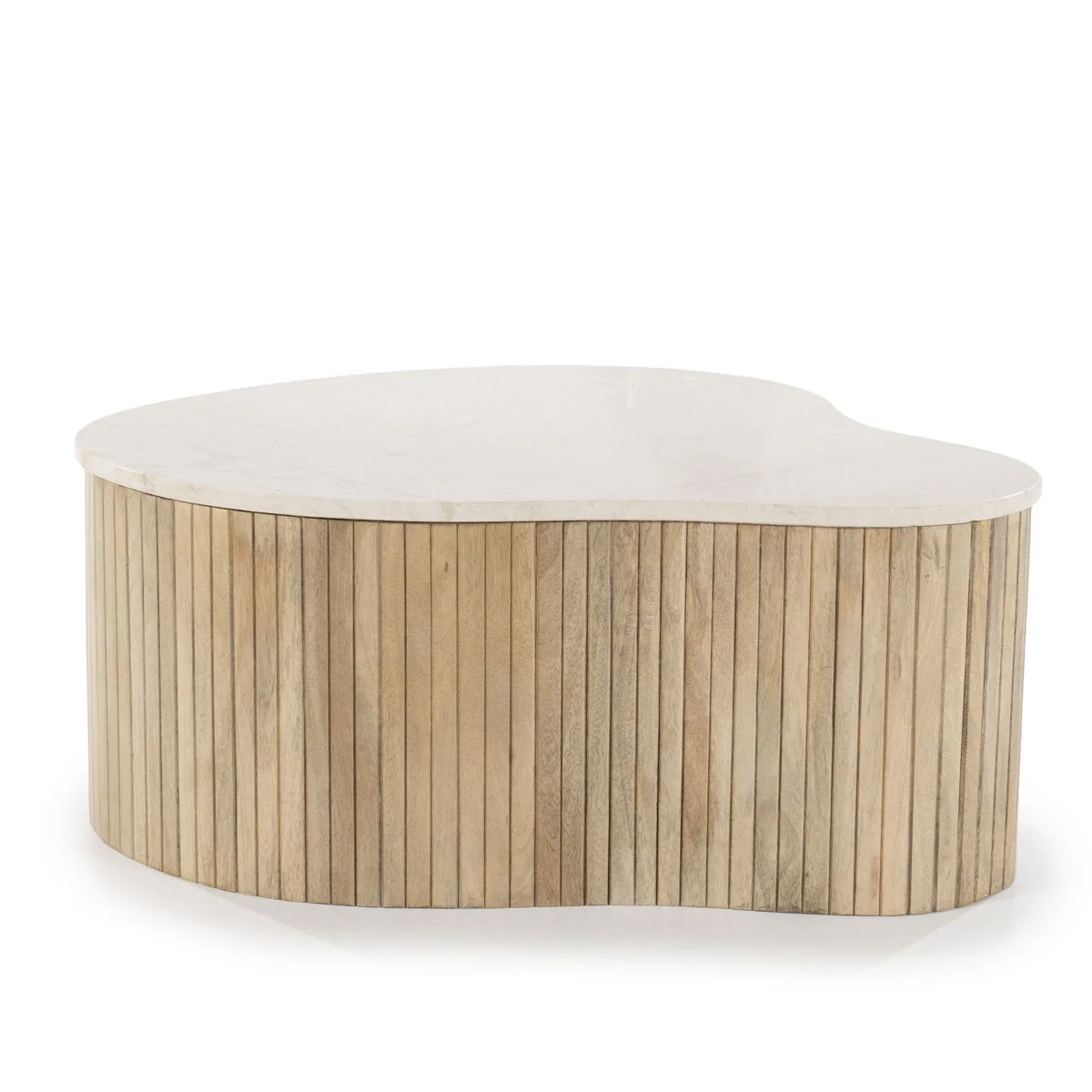 Salontafel Kira Medium Mangohout en Marmer