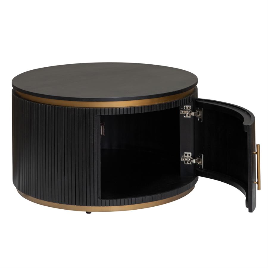 Ronde Salontafel Rivello Mangohout 80 cm - Afbeelding 2