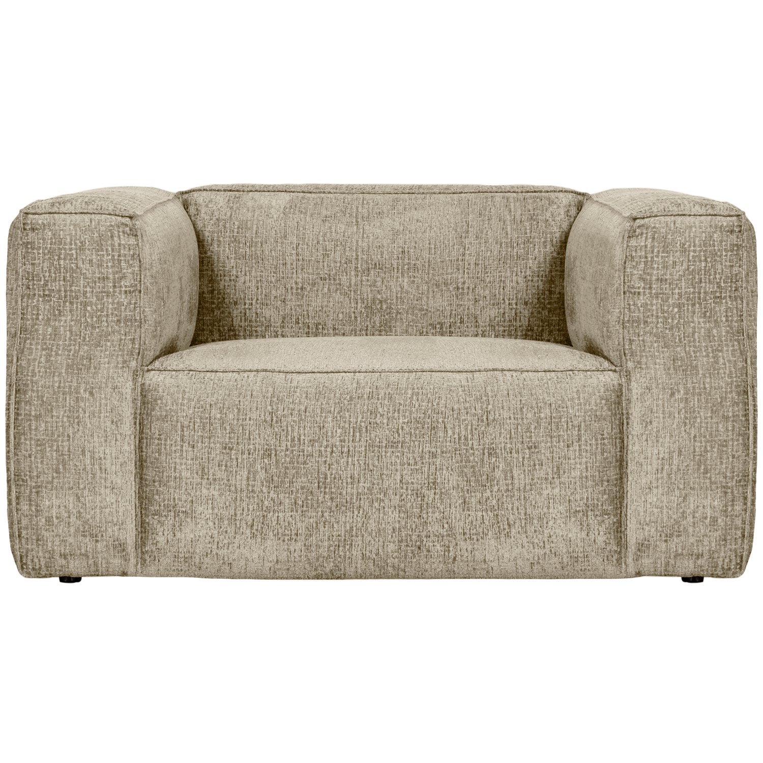 Fauteuil Bean Structure Velvet - Buttermilk