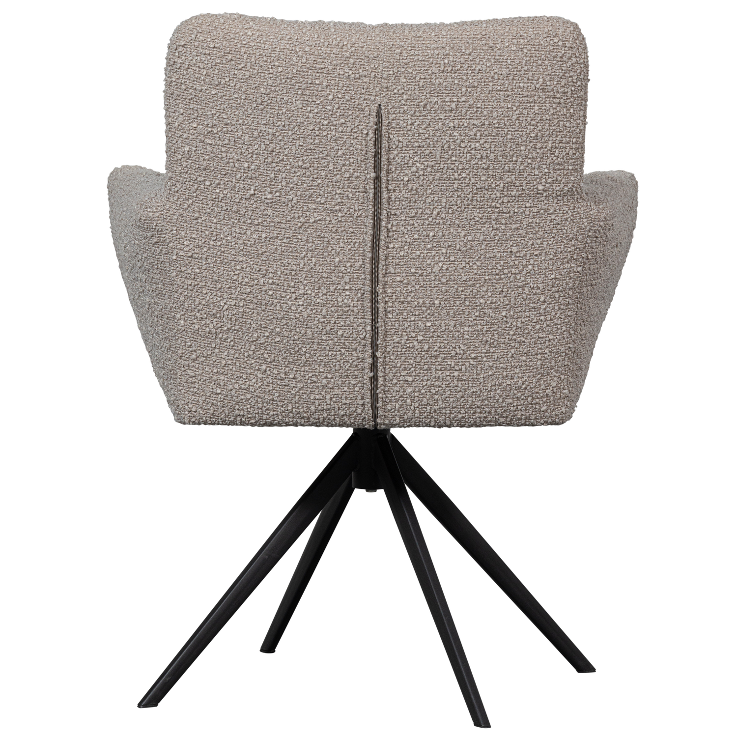 Draaibare Vinny met armleuning Bouclé - Zand - Afbeelding 6