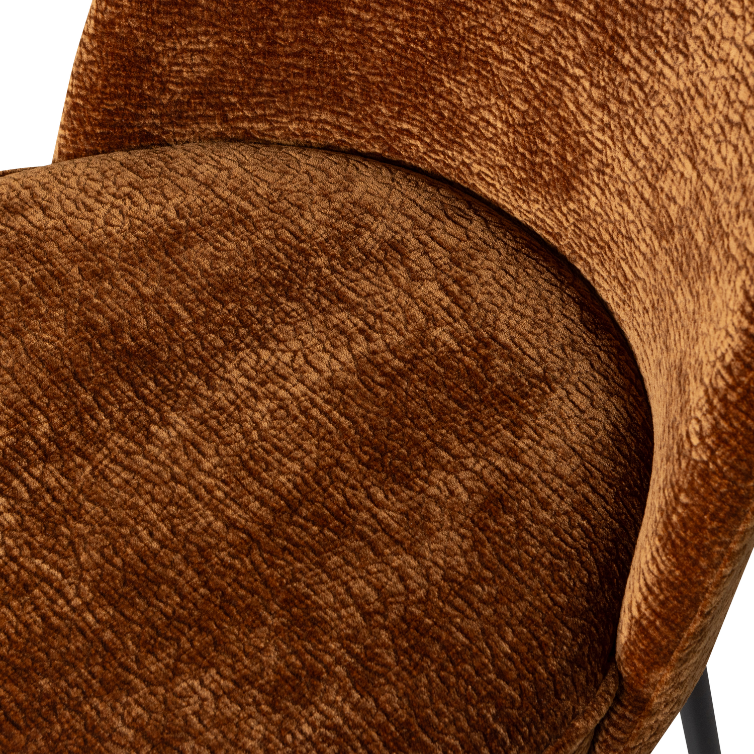 Eetkamerstoel Vogue Chenille - Middenbruin - Afbeelding 7