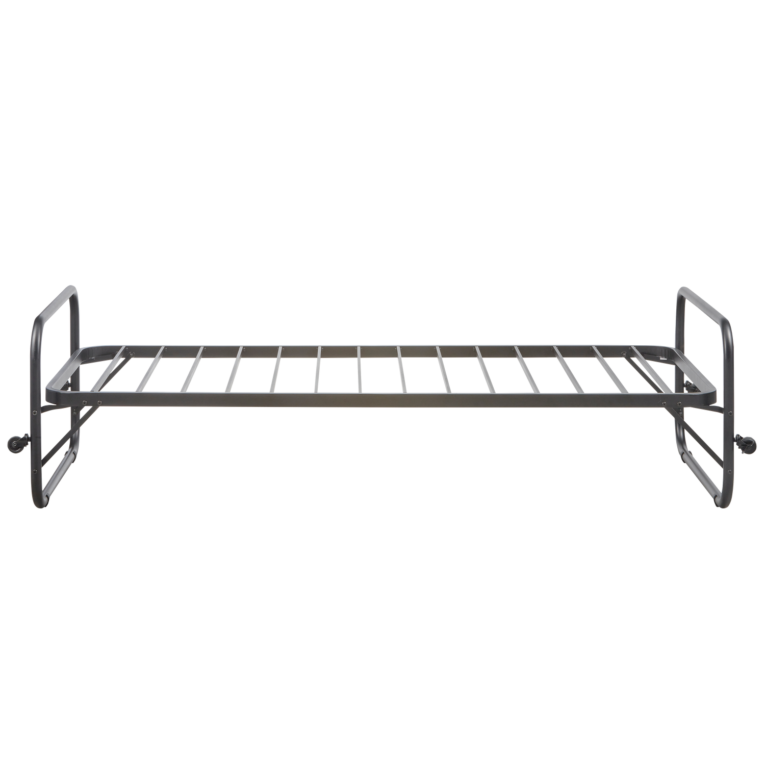 Eenpersoons Lucy Onderschuifbed 90x200 cm - Metaal Zwart - Afbeelding 4