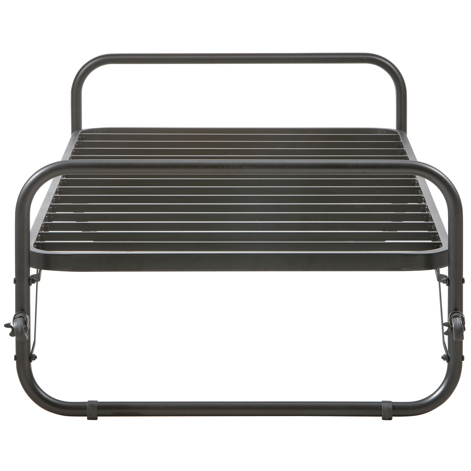 Eenpersoons Lucy Onderschuifbed 90x200 cm - Metaal Zwart - Afbeelding 5