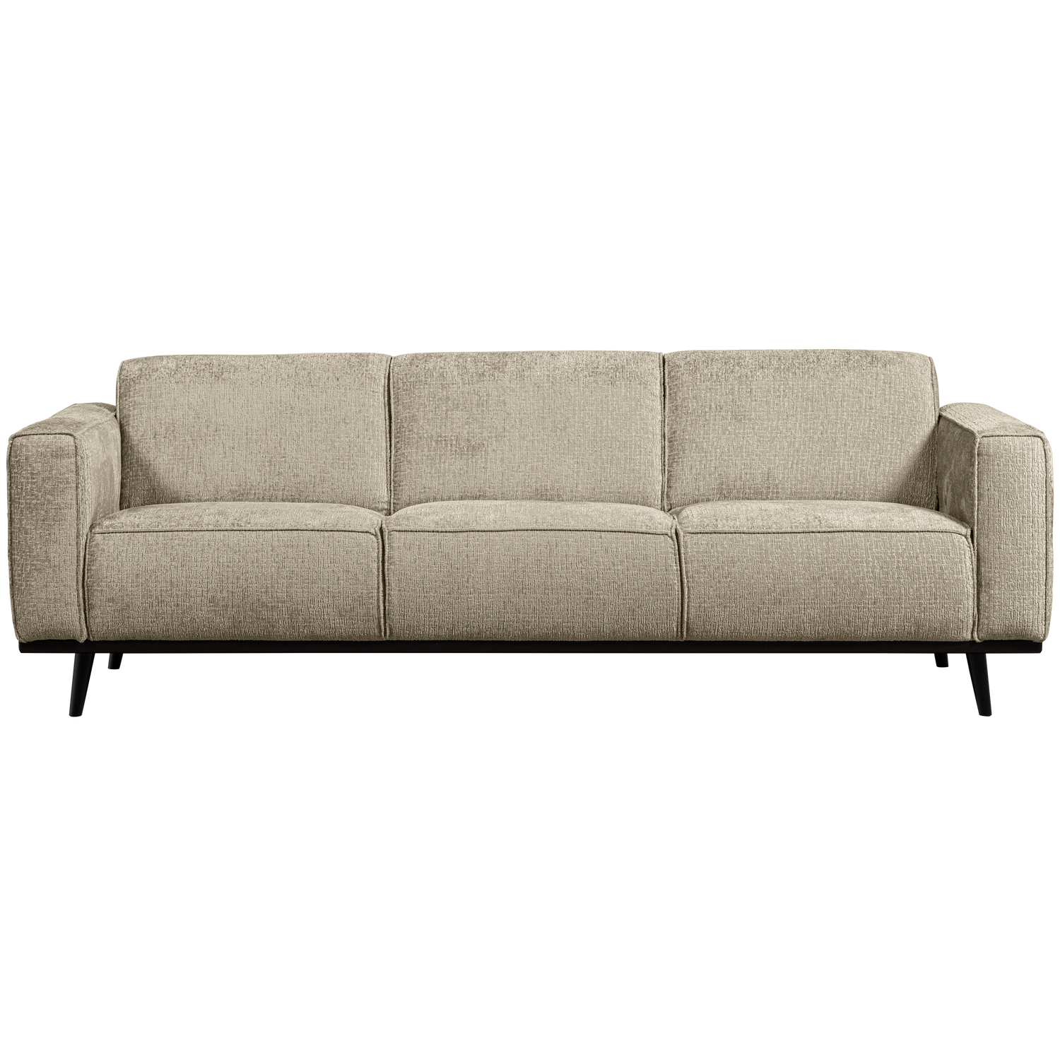 Statement 3-zits bank 230 cm structure velvet wheatfield - Afbeelding 3