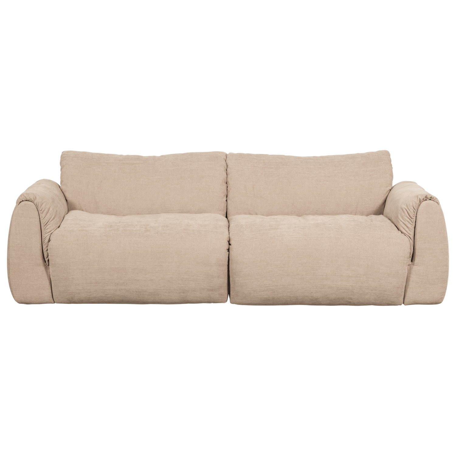 3-zits Bank Baggy 3D Geweven chenille - Zand - Afbeelding 2