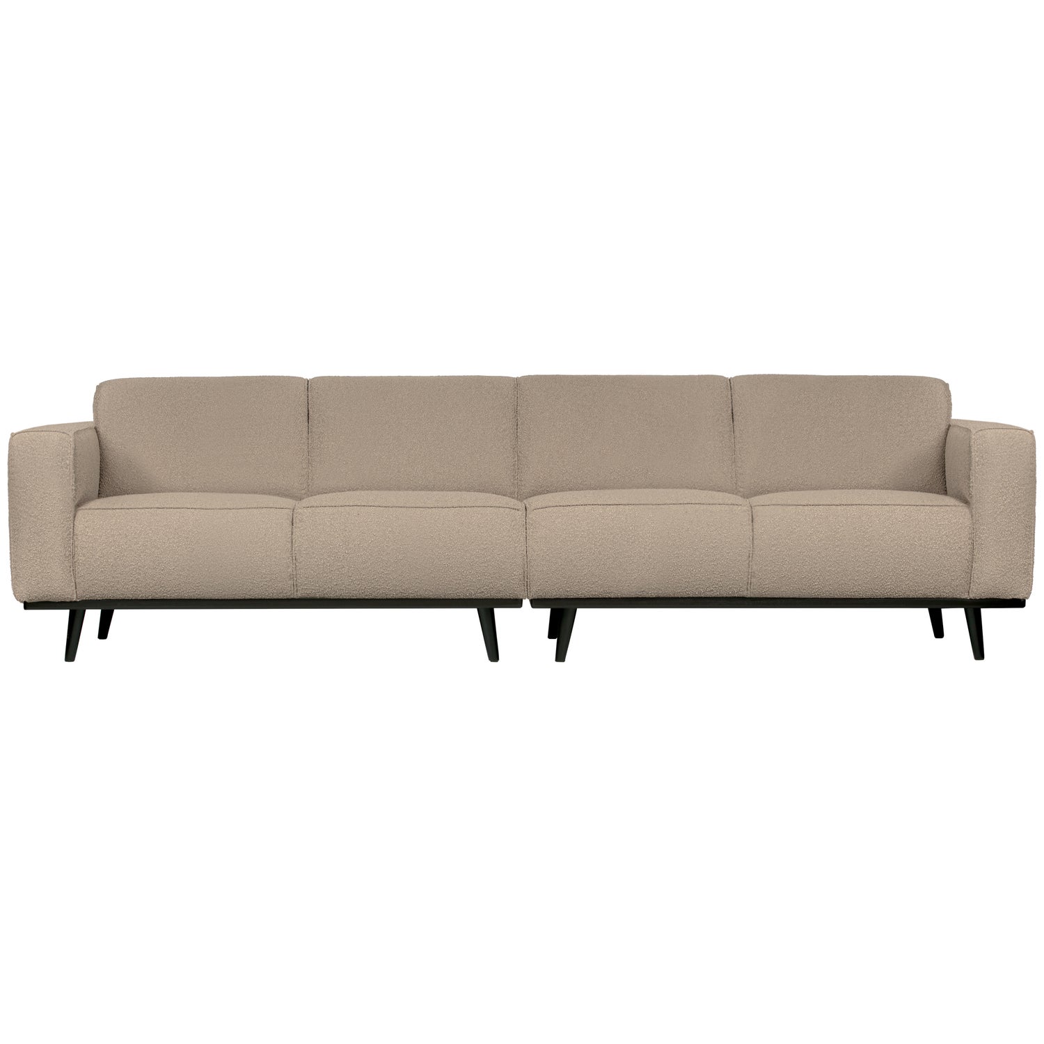 Statement 4-zits bank 280 cm boucle beige