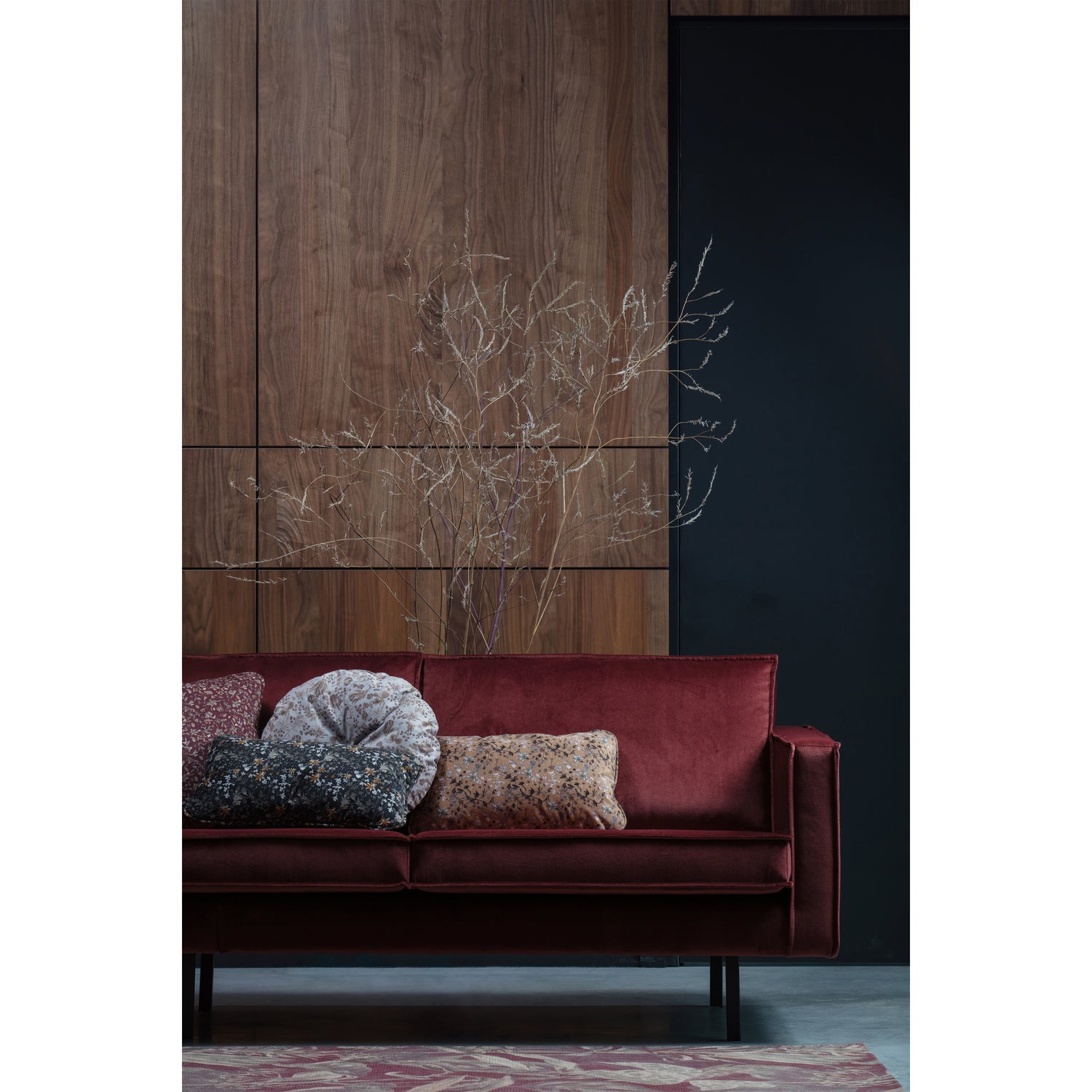 Rodeo bank 3-zits velvet chestnut - Afbeelding 2