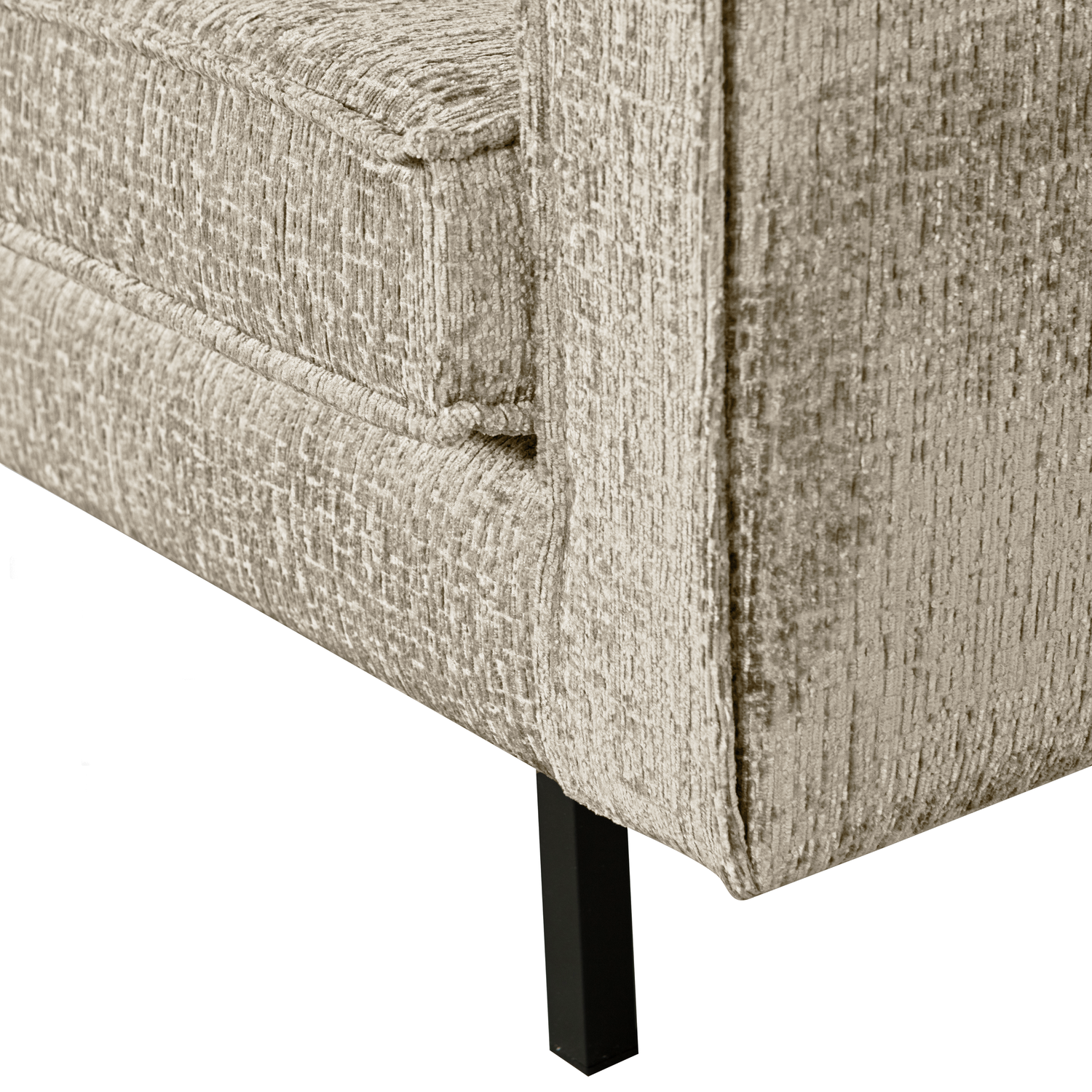 Rodeo bank 3-zits structure velvet wheatfield - Afbeelding 4