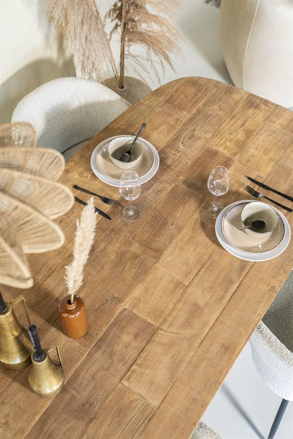Eettafel Tabassum Teakhout - 260cm - Afbeelding 11