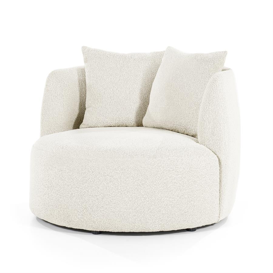 Fauteuil Louis Bouclé - Beige - Afbeelding 14