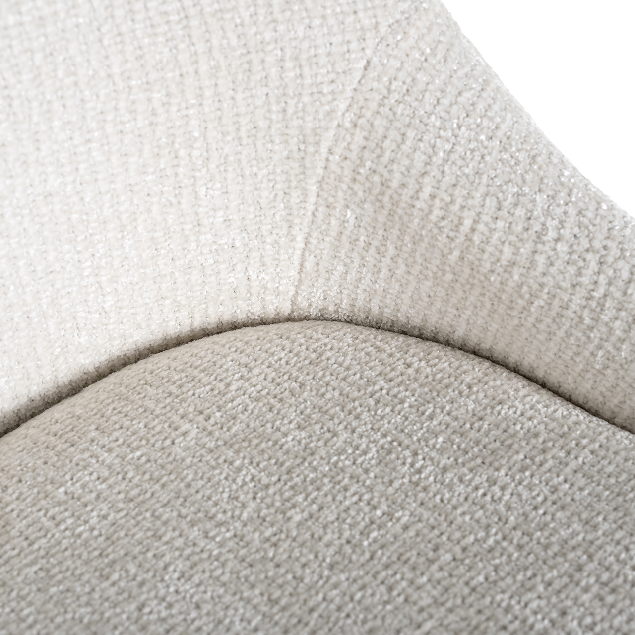 Barstoel Brooke Chenille Wit - set van 2 - Afbeelding 8