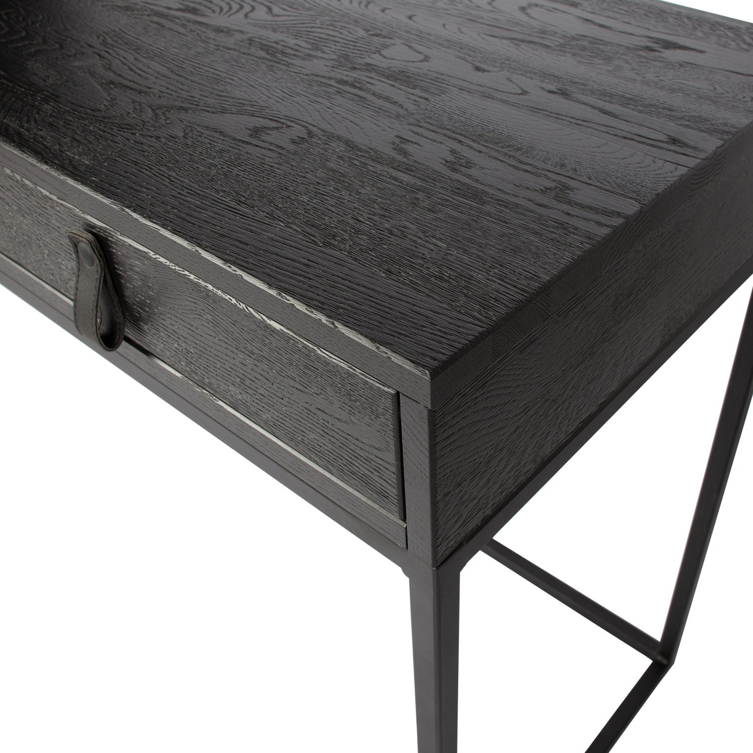 Bureau Silas 140 x 44cm, kleur Zwart - Afbeelding 7