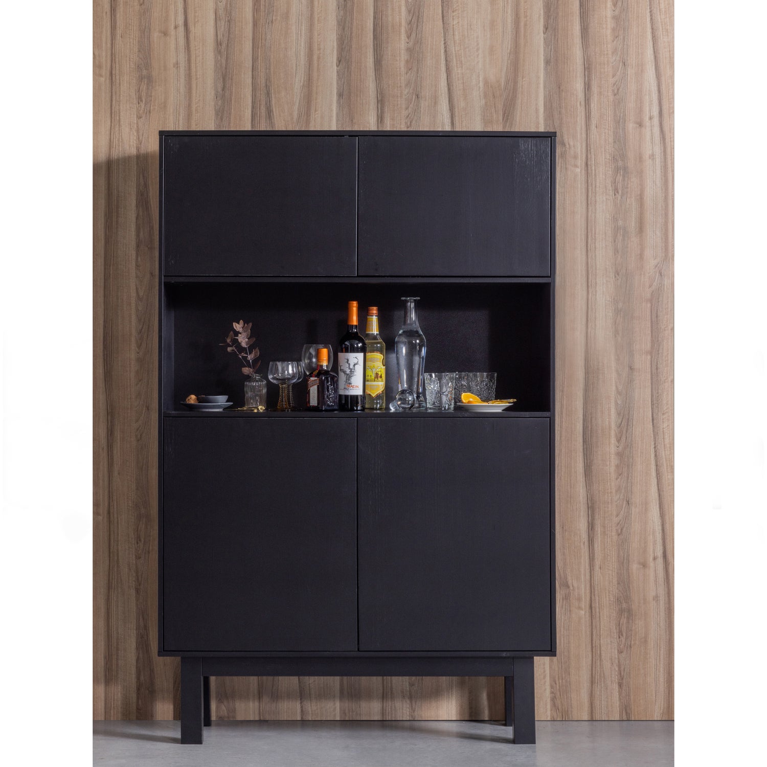 Buffetkast Finca Mat zwart, 170 x 110cm - Afbeelding 2