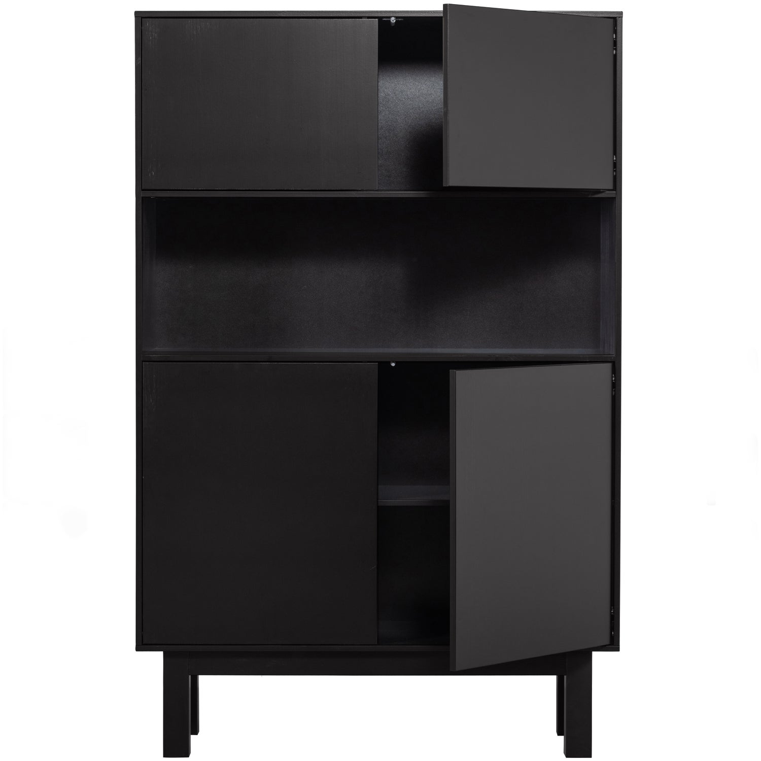 Buffetkast Finca Mat zwart, 170 x 110cm - Afbeelding 5