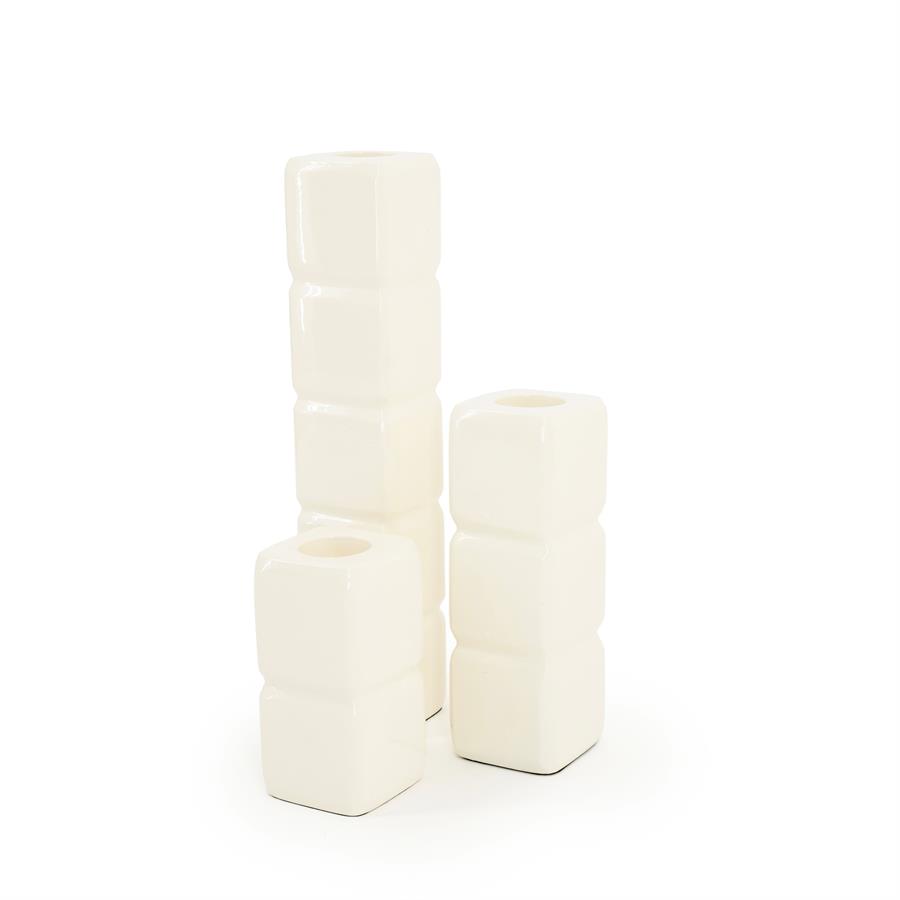Kaarshouder Cube set van 3 stuks - Beige - Afbeelding 8