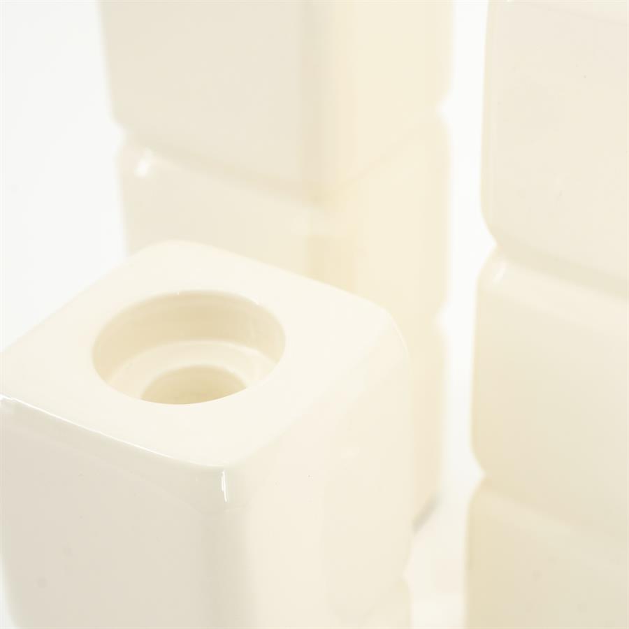 Kaarshouder Cube set van 3 stuks - Beige - Afbeelding 10