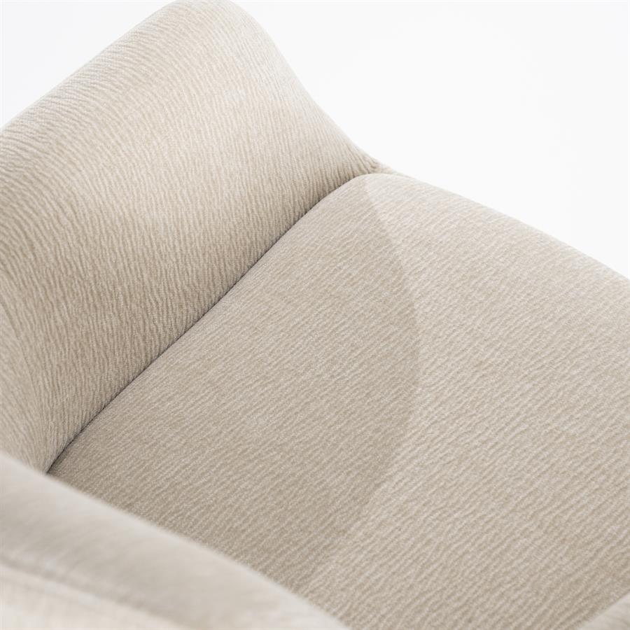 Draaibare Eetkamerstoel Bliss met armleuning- Beige - Afbeelding 18