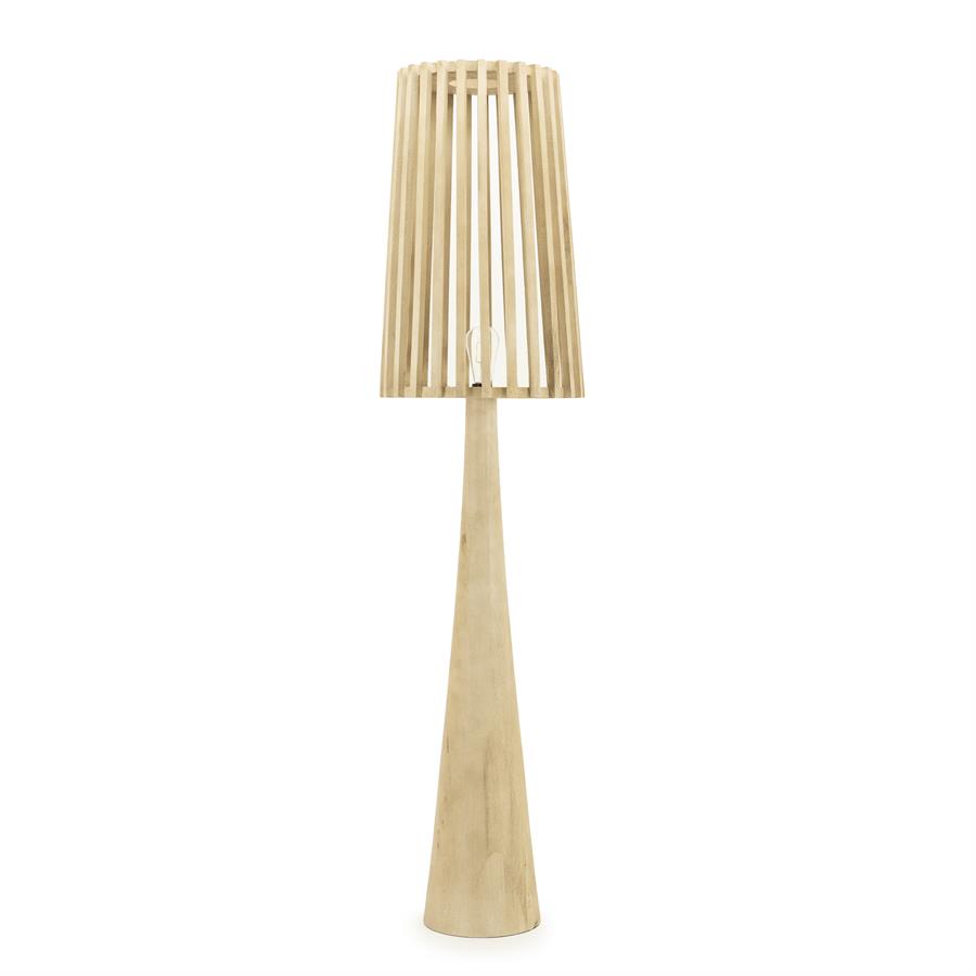 Vloerlamp Guard Mangohout 162cm Hoog - Naturel - Afbeelding 5
