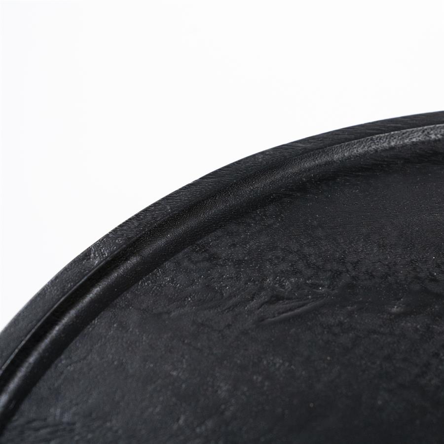 Ronde Salontafel Ron Mangohout 80cm - Zwart - Afbeelding 14