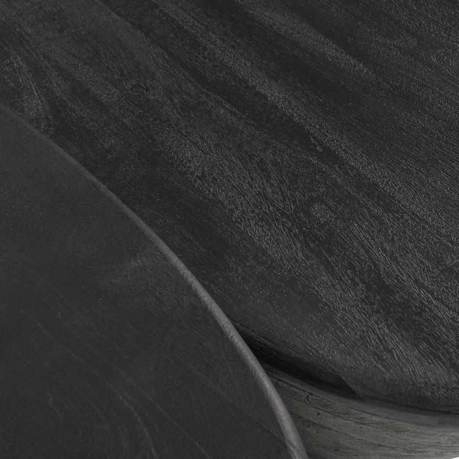 Salontafel Mila Mangohout Zwart - 70x53cm - Afbeelding 11