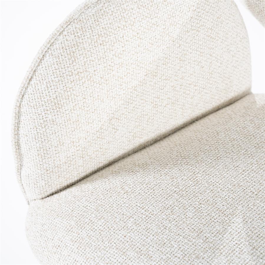 Draaibare Eetkamerstoel Rosalin - Beige - Afbeelding 31