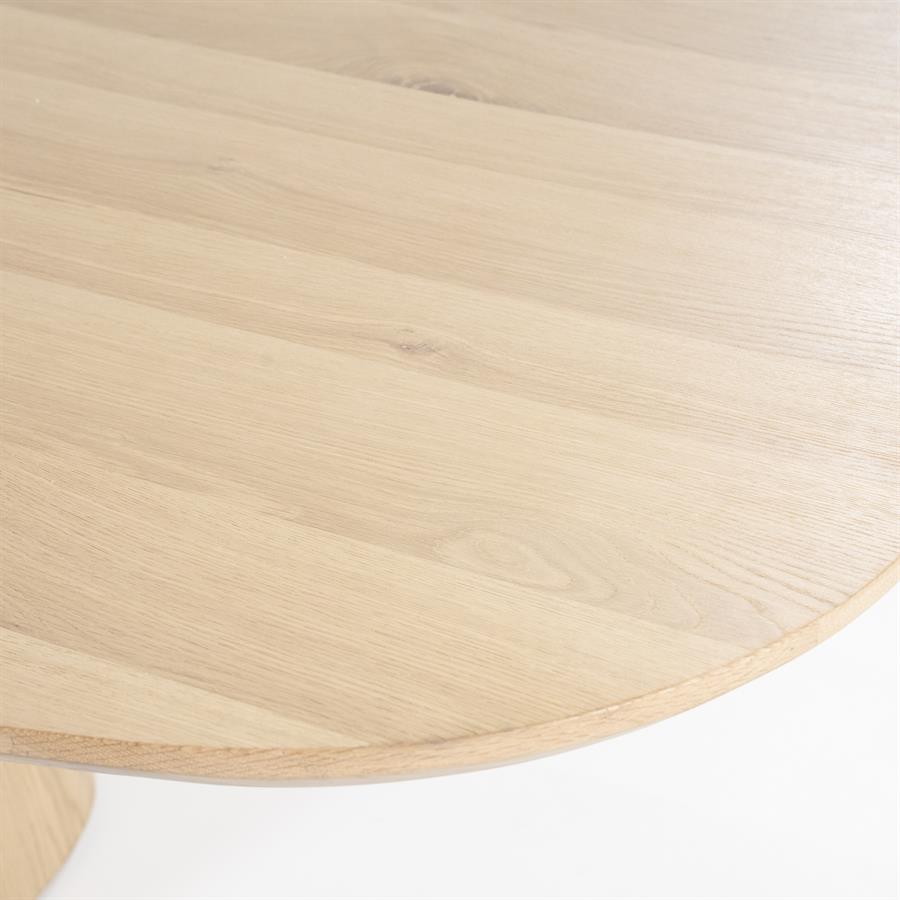 Deens Ovale Eettafel Nola Eikenhout 250 x 110 cm - Naturel - Afbeelding 14