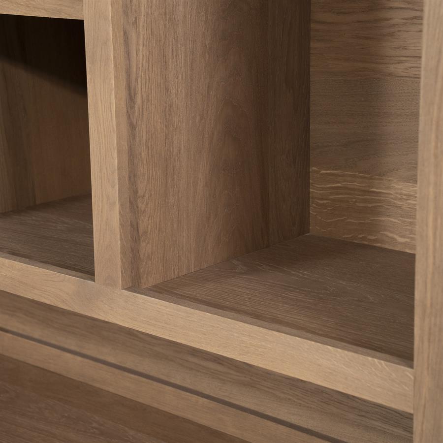 Opbergkast Helsinki Eikenhout 150 x 220 cm - Lichtbruin - Afbeelding 11