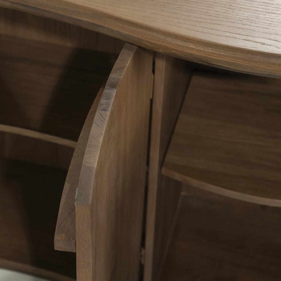 Dressoir Josh Eikenhout 180cm - Bruin - Afbeelding 21