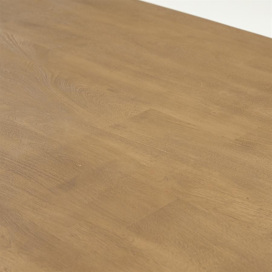 Deens Ovale Eettafel Tycho Mangohout 260 x 110 cm - Naturel - Afbeelding 3
