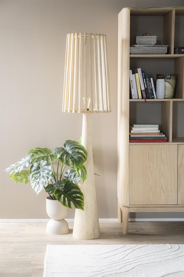 Vloerlamp Guard Mangohout 162cm Hoog - Naturel - Afbeelding 8