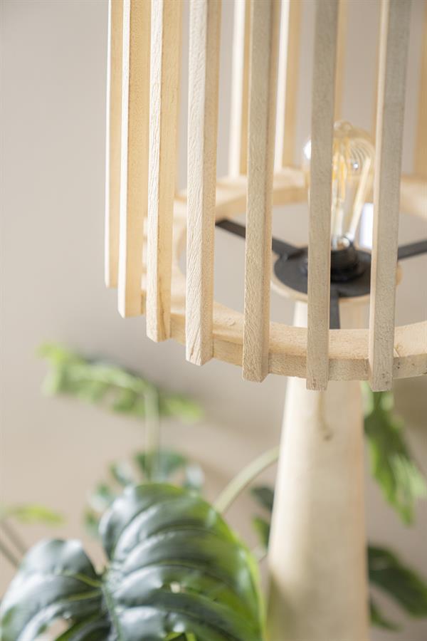 Vloerlamp Guard Mangohout 162cm Hoog - Naturel - Afbeelding 9