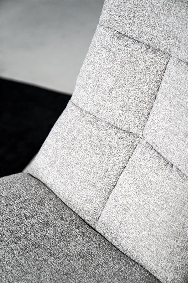 Fauteuil Marcus met voetenbank- licht grijs Baquer - Afbeelding 36