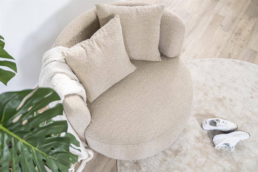 Fauteuil Louis Bouclé - Beige - Afbeelding 28