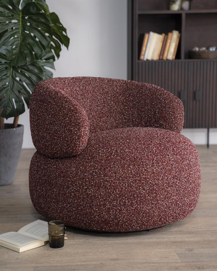 Draaibare Fauteuil Maeve - Rood - Afbeelding 33