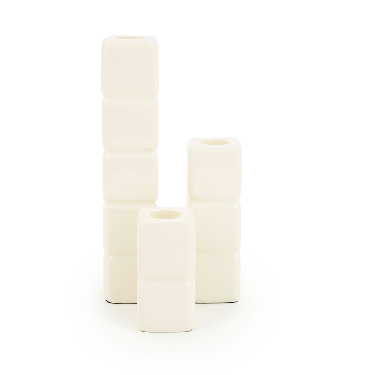 Kaarshouder Cube set van 3 stuks - Beige - Afbeelding 6