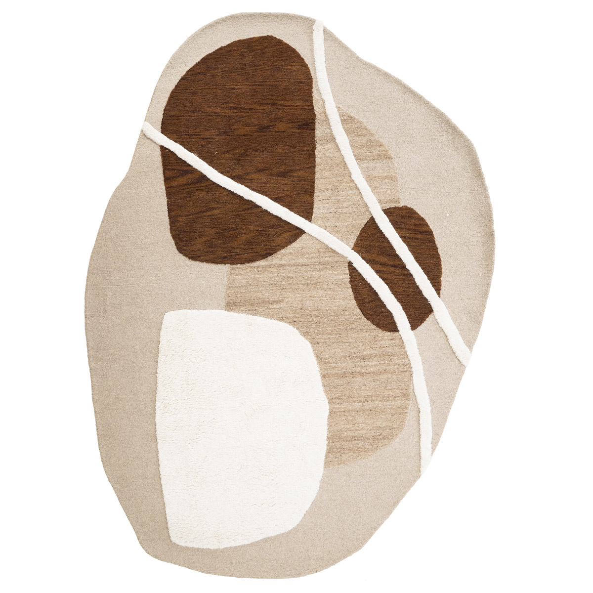 Organisch Vloerkleed Ogani Wol 240 x 340 cm - Afbeelding 5