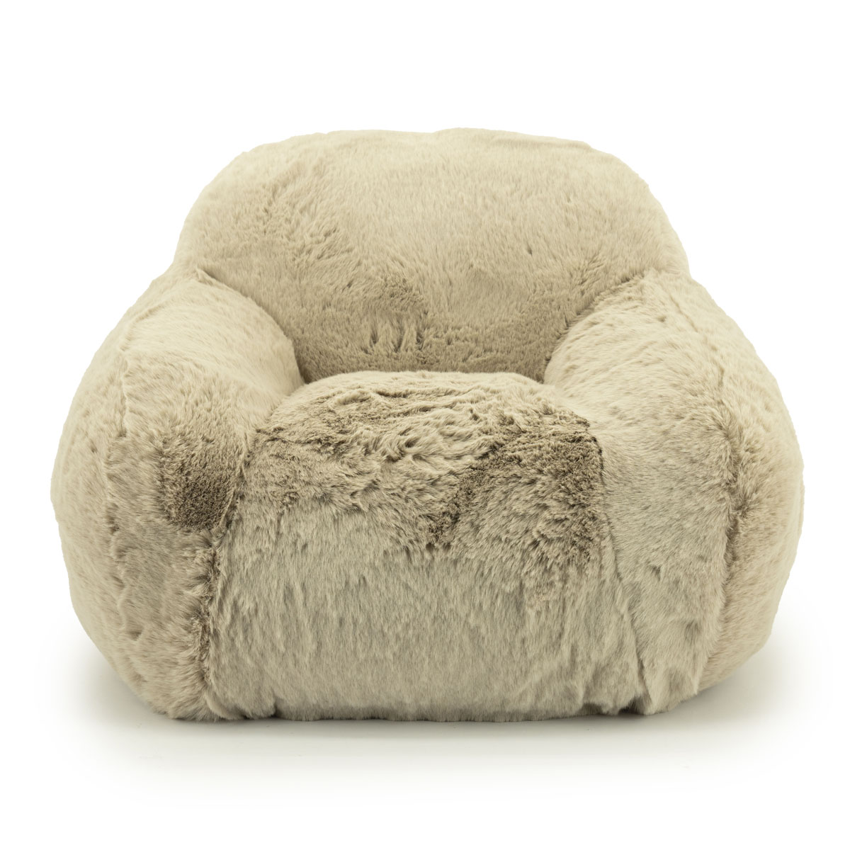 Kinderfauteuil Hug Fluffy - Taupe - Afbeelding 2
