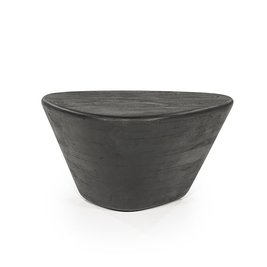 Salontafel Mila Mangohout Zwart - 70x53cm - Afbeelding 7