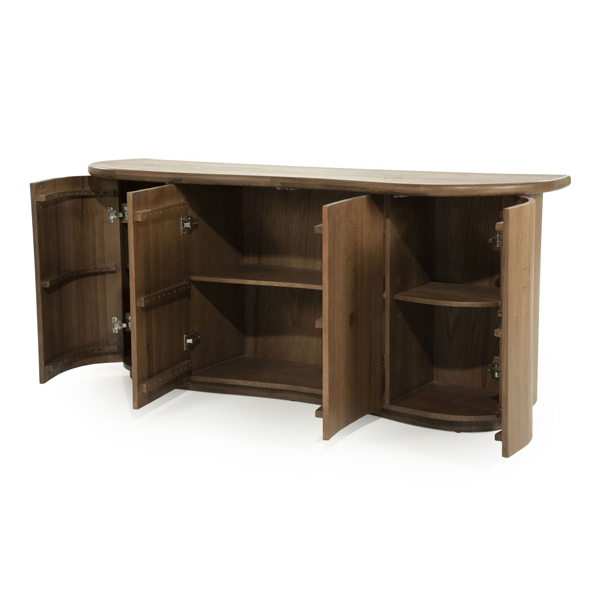 Dressoir Josh Eikenhout 180cm - Bruin - Afbeelding 7