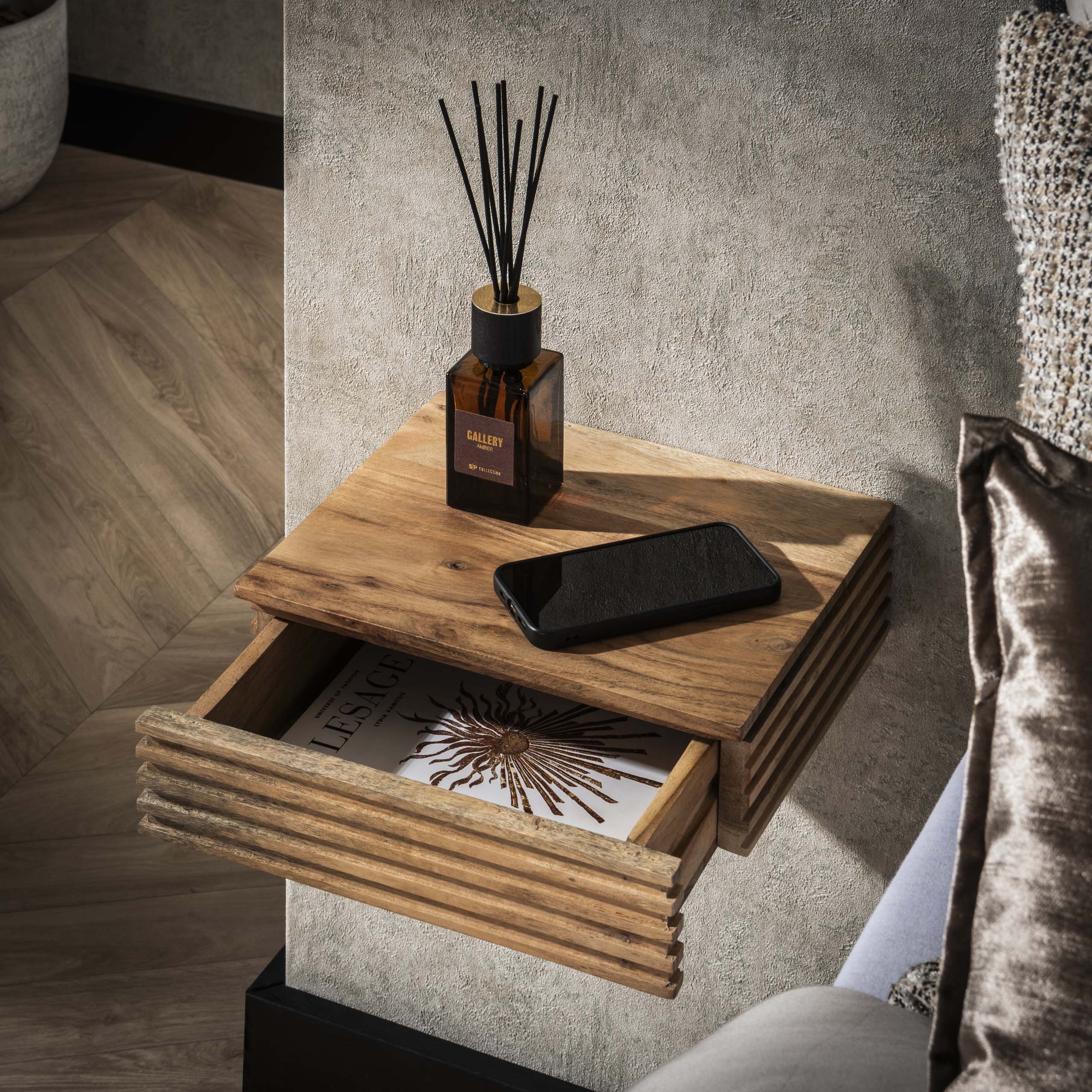 Hangend Nachtkastje Jenna 30 cm breed Set van 2 stuks - Afbeelding 4