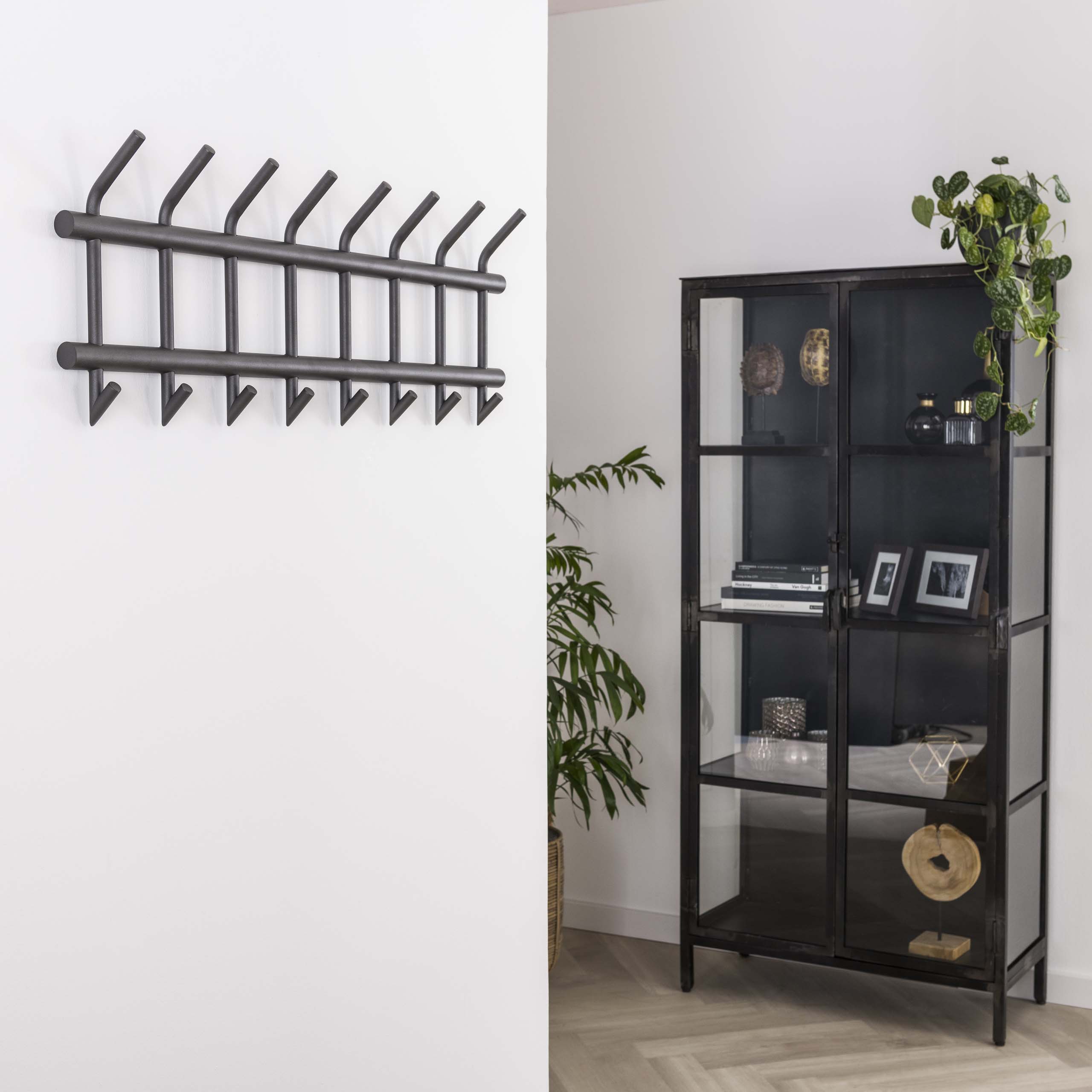 Kapstok Loft Metaal met 8 haken - Afbeelding 2